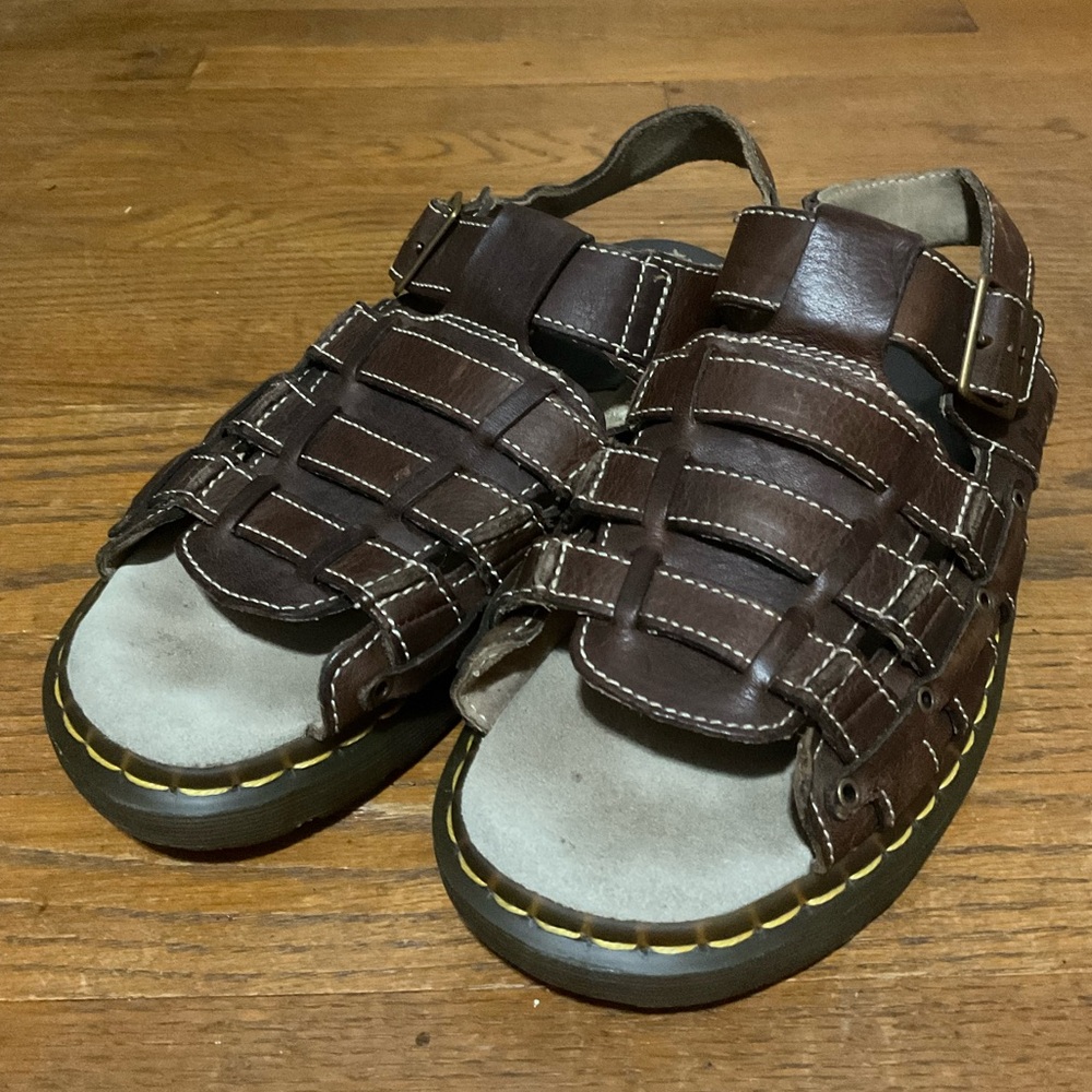Dr. Martens Brown Fisherman Sandals. I Excellent Condition. Men’s 11.